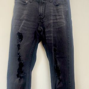 Boys  Abercrombie & Fitch Black ripped jeans